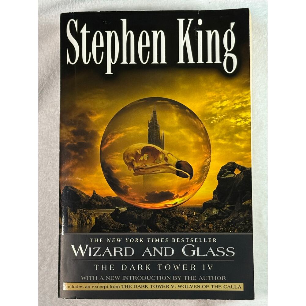 Wizard and Glass Stephen King Dark Tower Book 4 Paperback Illustrated Plume 2003